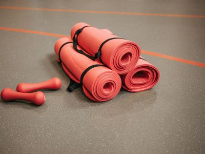 Minimalist setup for morning exercises without equipment